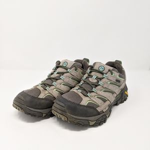 Merrell Moab 2 Waterproof Gray/Mint Size 9.5